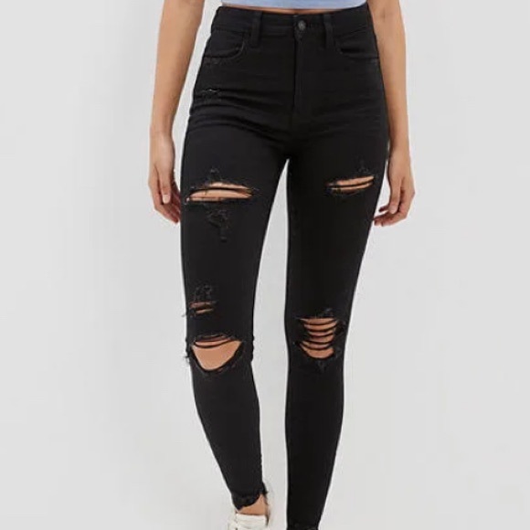American Eagle Outfitters Jeans Black American Eagle Skinny Jeans